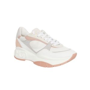 Jimmy Choo Landon Pink White Chunky Sneakers